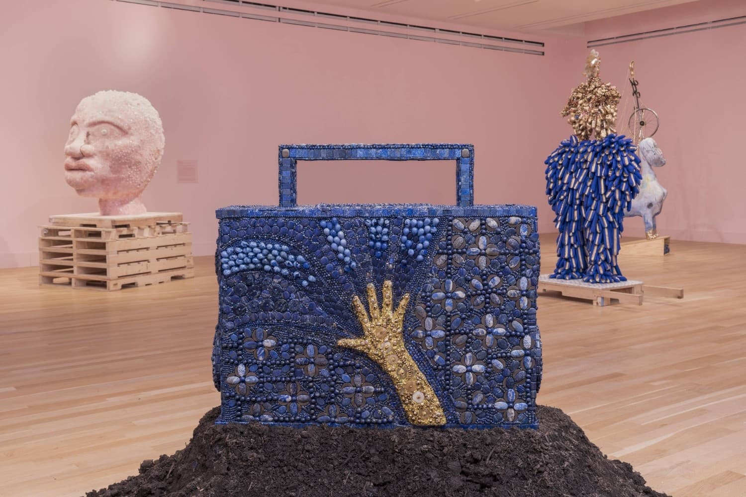 (left) Love Song; or The Quelling of that Great Grief of Immortality or (center) Master Blaster; or, Boombox from the 5th dimension or (right) THE HEALER— or (far right) INTUITIVE MAGIC AND THE BODY